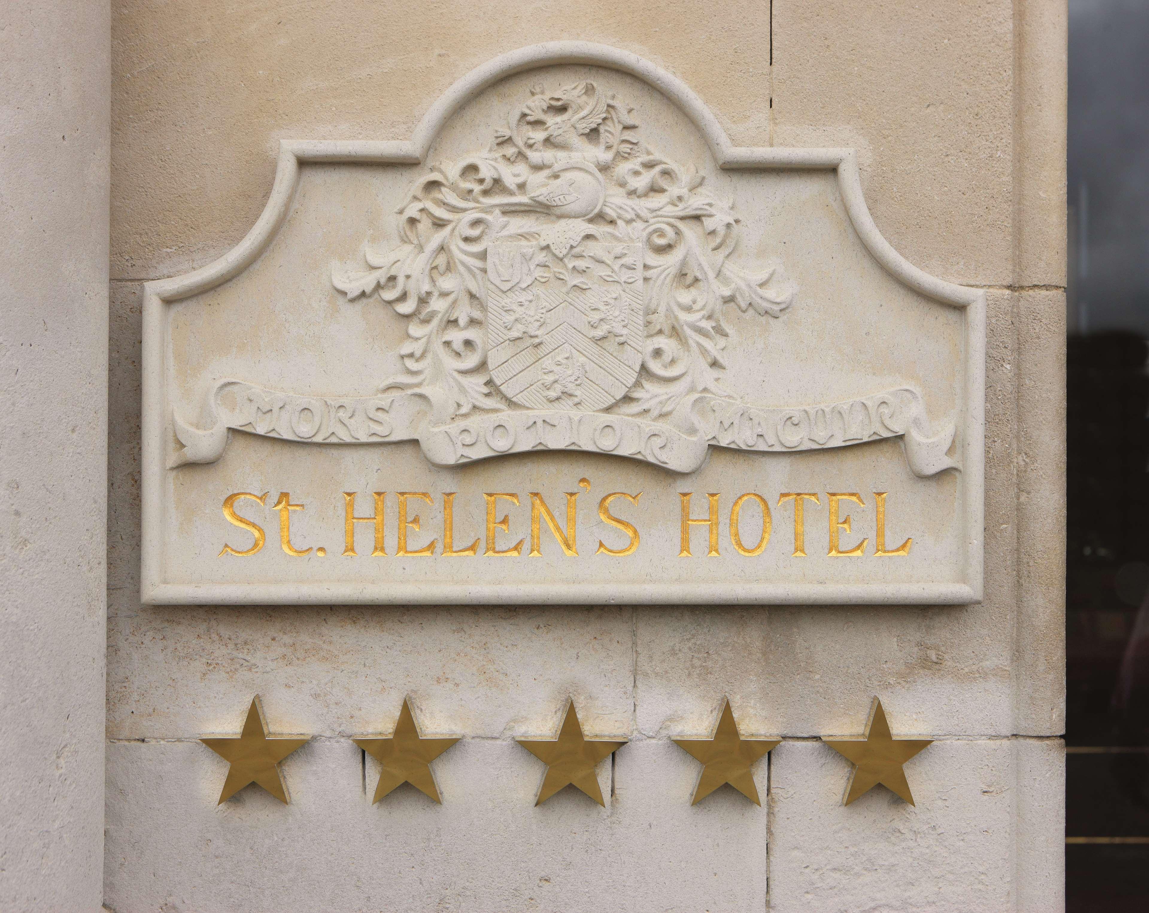 Radisson Blu St. Helen'S Hotel Dublin Exterior photo The hotel's name and coat of arms